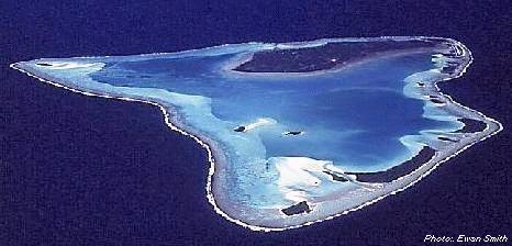 Aitutaki from the air