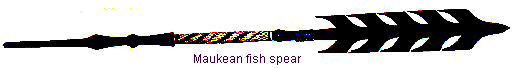 Maukean fish spear