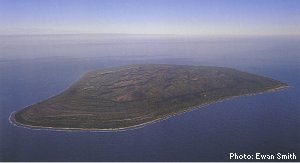 Mangaia aerial view